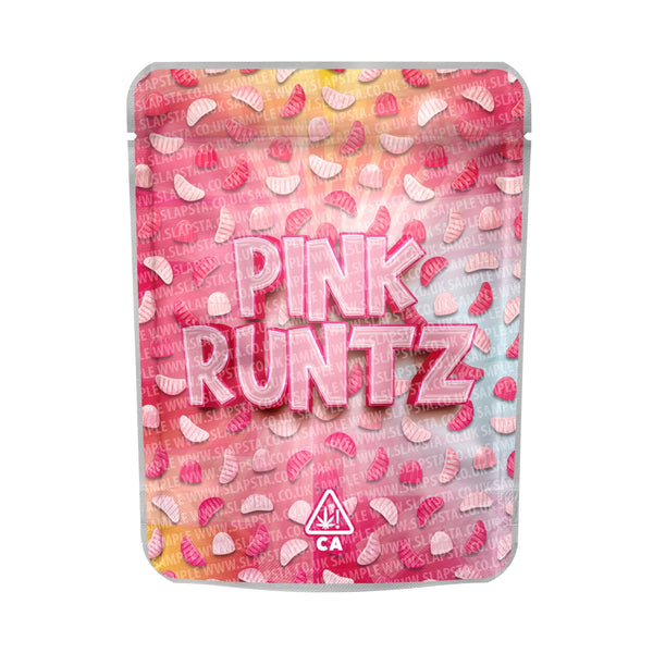 Pink Runtz Mylar Pouches Pre-Labeled - SLAPSTA