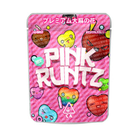 Pochettes Mylar Pink Runtz pré-étiquetées