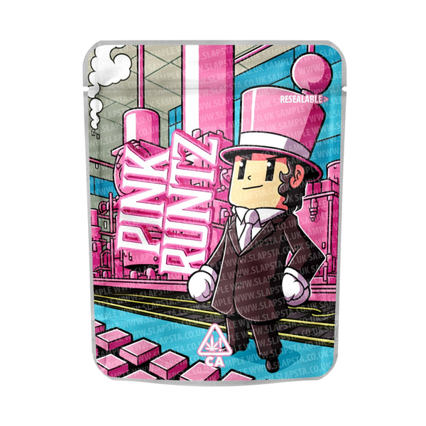 Pink Runtz Mylar Pouches Pre-Labeled - SLAPSTA