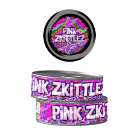 Boîtes auto-adhésives pré-étiquetées Pink Zkittlez de 3,5 g