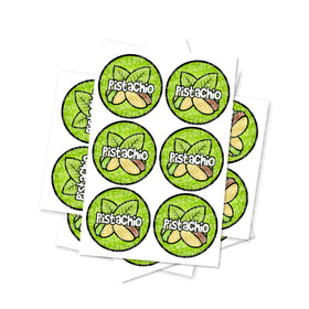 Pistachio Circular Stickers