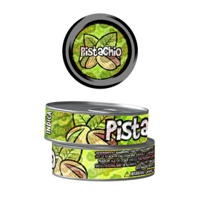 Pistachio Pre-Labeled 3.5g Self-Seal Tins
