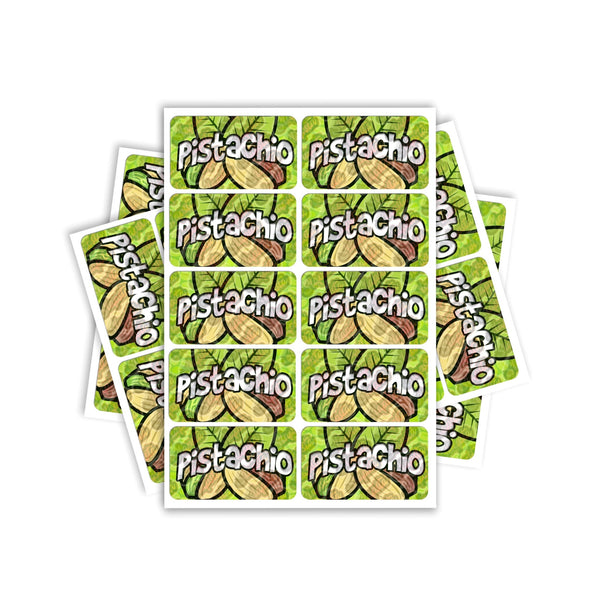 Pistachio Rectangle / Pre-Roll Labels - SLAPSTA