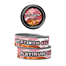 Platinum Gelato Pre-Labeled 3.5g Self-Seal Tins