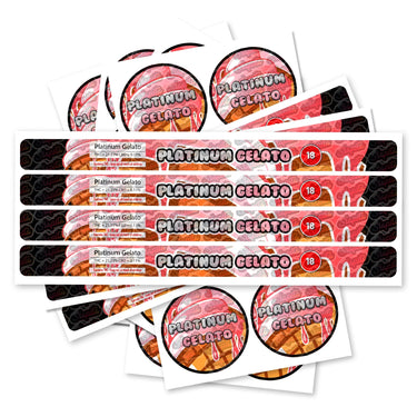 Platinum Gelato Pre - Labeled 3.5g Self - Seal Tins - 60pcs