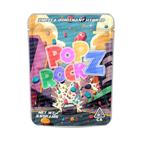 Pochettes Mylar Pop Rockz pré-étiquetées 