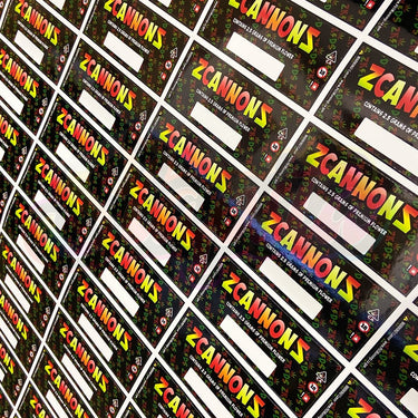 Pre-Roll Sticker Print - 50pcs / Gloss