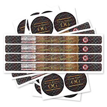 Private Reserve OG Pre - Labeled 3.5g Self - Seal Tins - 60pcs