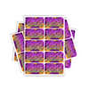 Purple Cookie Punch Rectangle / Pre-Roll Labels SLAPSTA