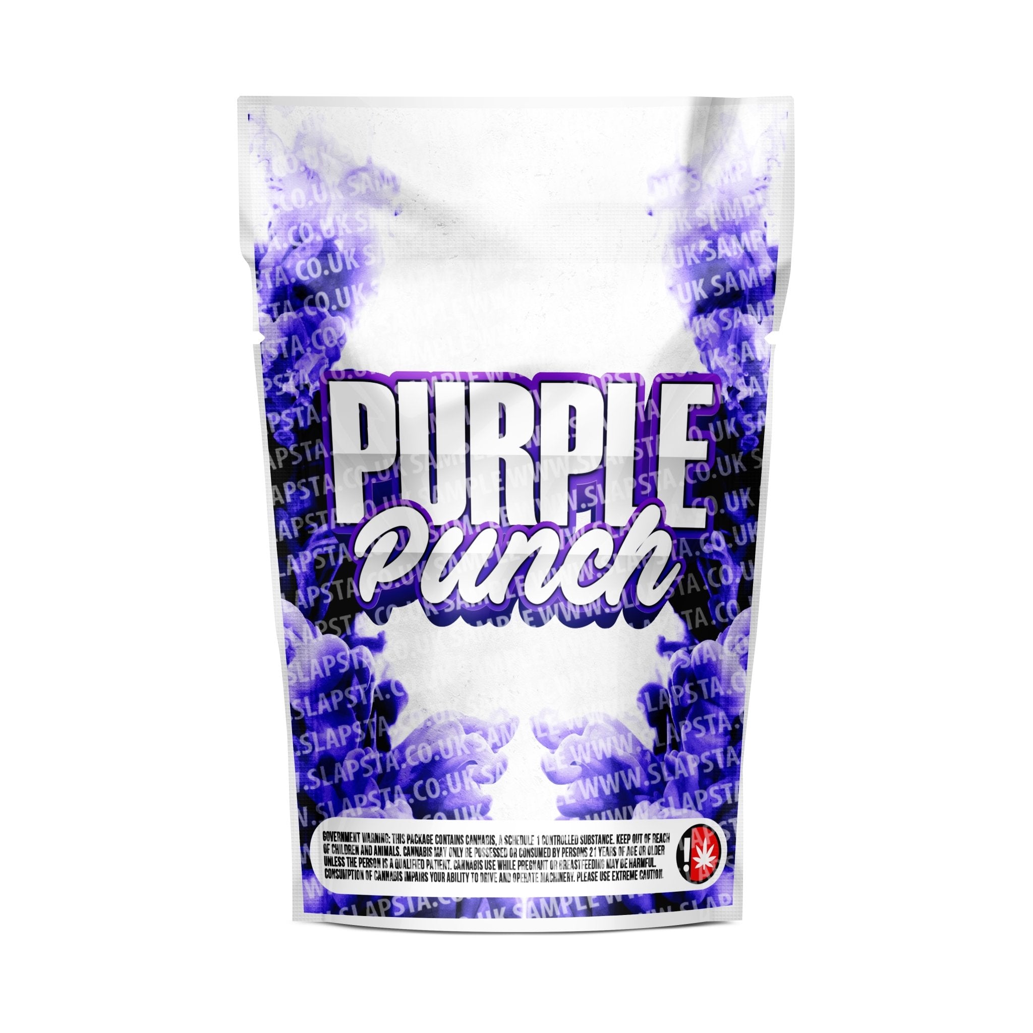 SLAPSTA - Purple Animal Kush Rectangle / Pre-Roll Labels