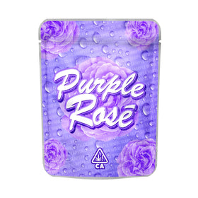 Sachets Mylar pré-étiquetés Purple Rose