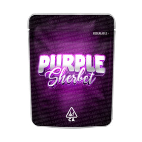 Sachets Mylar Purple Sherbet pré-étiquetés