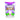 Purple Sherbet Mylar Pouches Pre - Labeled - 3.5g (1/8oz)