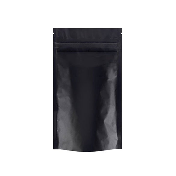 Quarter Ounce (7g) Single Seal Mylar Bags Black / Clear - SLAPSTA