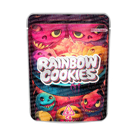 Rainbow Cookies Mylar Pouches Pre-Labeled