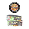 Rainbow Cookies Pre - Labeled 3.5g Self - Seal Tins - 60pcs