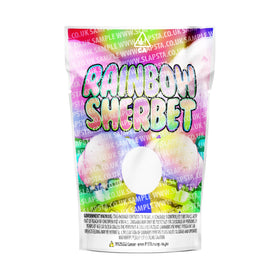 Sachets Mylar Rainbow Sherbet pré-étiquetés