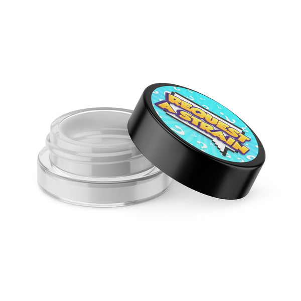Requst a Strain 7ml Glass Concentrate Jars - SLAPSTA