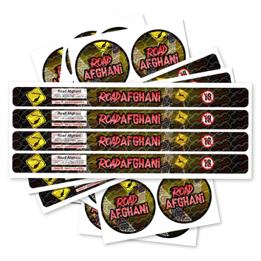Road Afghani Pre - Labeled 3.5g Self - Seal Tins - 60pcs