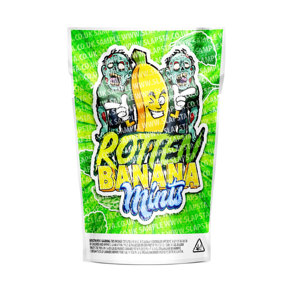 Rotten Banana Mints Mylar Pouches Pre-Labeled - SLAPSTA