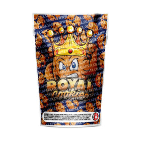 Royal Cookies Mylar Pouches Pre-Labeled