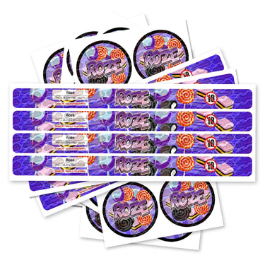 Roze Pre - Labeled 3.5g Self - Seal Tins - 60pcs
