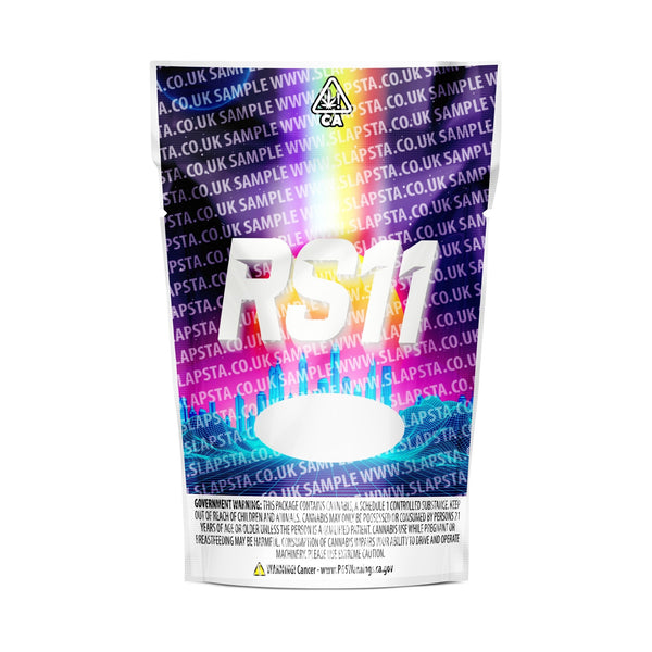 RS11 Mylar Pouches Pre-Labeled - SLAPSTA