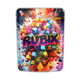 Rubix Mylar Pouches Pre-Labeled