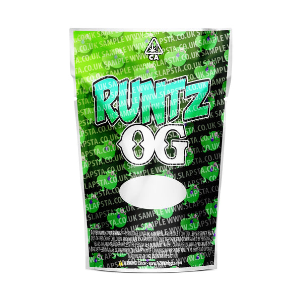 Runtz OG Mylar Pouches Pre-Labeled - SLAPSTA