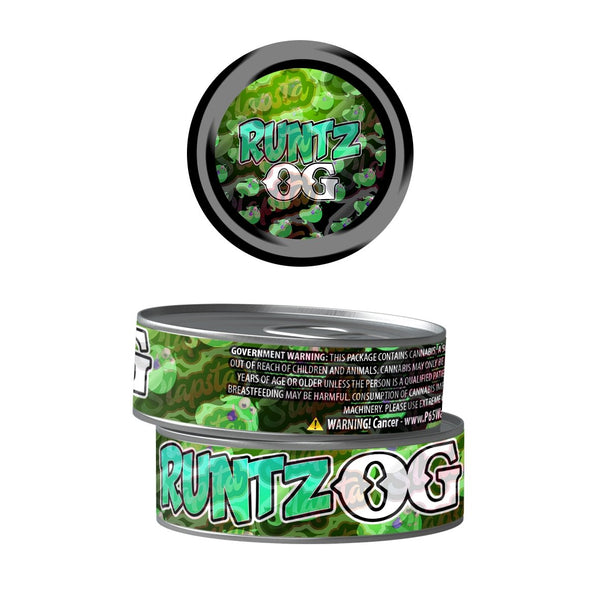 Runtz OG Pre-Labeled 3.5g Self-Seal Tins - SLAPSTA
