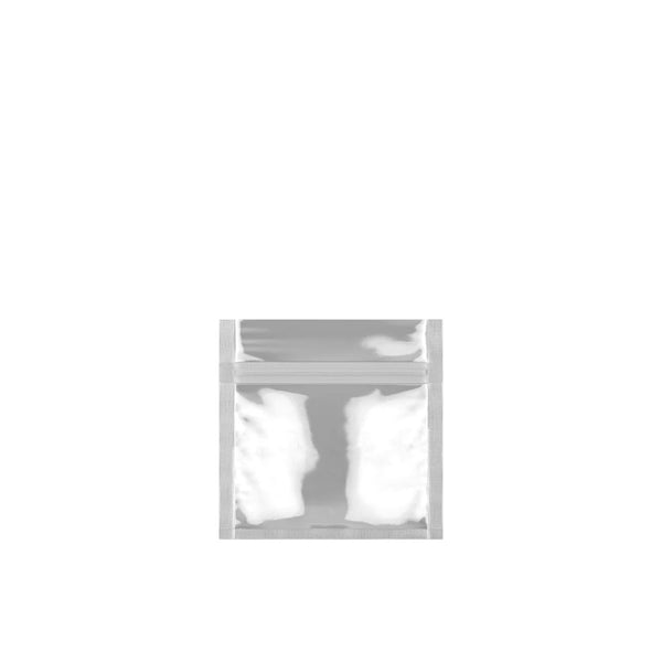 Sample / 1-2g Single Seal Mylar Bags Silver / Clear - SLAPSTA