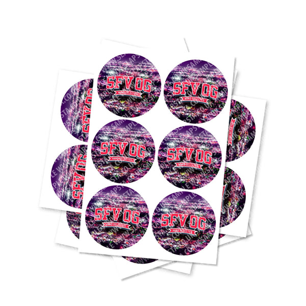 SFV OG Circular Stickers - SLAPSTA
