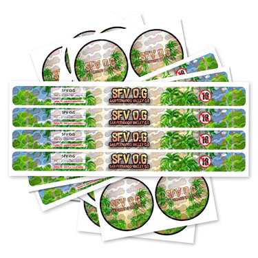SFV OG Pre - Labeled 3.5g Self - Seal Tins - 60pcs