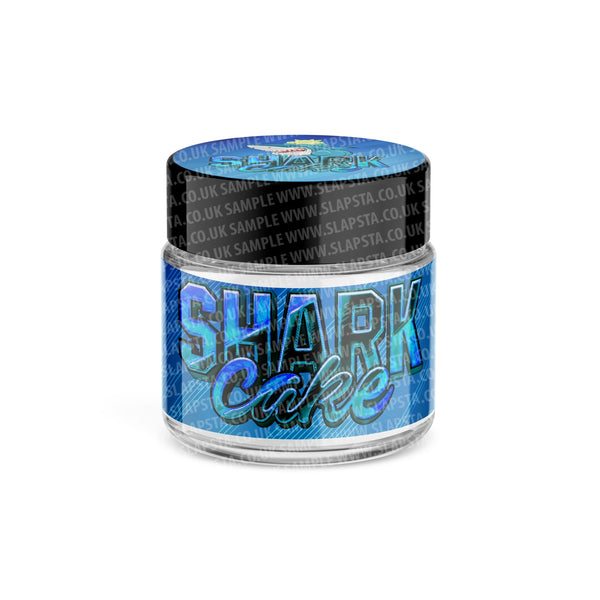 Shark Cake Glass Jars Pre-Labeled - SLAPSTA