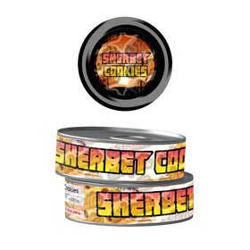 Sherbet Cookies Pre-Labeled 3.5g Self-Seal Tins
