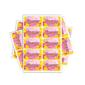 Sherbet Rectangle / Pre-Roll Labels