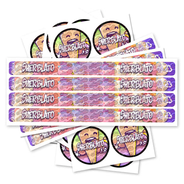 Sherblato Pre - Labeled 3.5g Self - Seal Tins - 60pcs