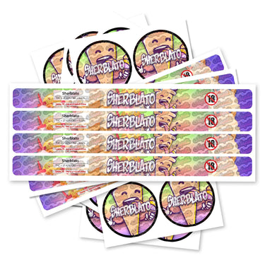 Sherblato Pre - Labeled 3.5g Self - Seal Tins - 60pcs