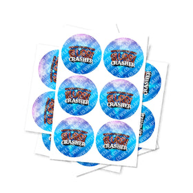 Slurri Crasher Circular Stickers