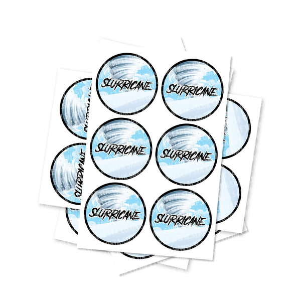 Slurricaine Circular Stickers - SLAPSTA