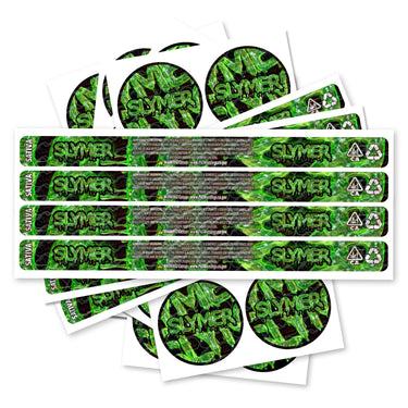 Slymer Pre - Labeled 3.5g Self - Seal Tins - 60pcs