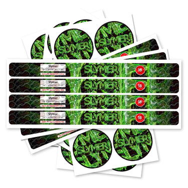 Slymer Pre - Labeled 3.5g Self - Seal Tins - 60pcs