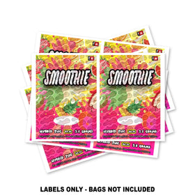 Étiquettes pour sacs Mylar pour smoothie UNIQUEMENT