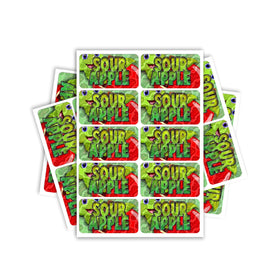 Étiquettes rectangulaires / pré-enroulées Sour Apple