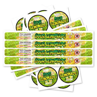 Sour Lemonade Pre - Labeled 3.5g Self - Seal Tins - 60pcs