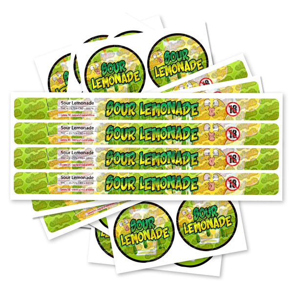 Sour Lemonade Pre-Labeled 3.5g Self-Seal Tins - SLAPSTA