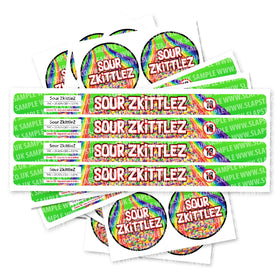 Sour Zkittlez Pressitin Strain Labels