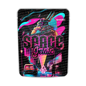 Sachets Mylar pré-étiquetés pour Space Gelato 