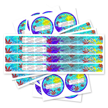 Splat Blank Pre - Labeled 3.5g Self - Seal Tins - 60pcs