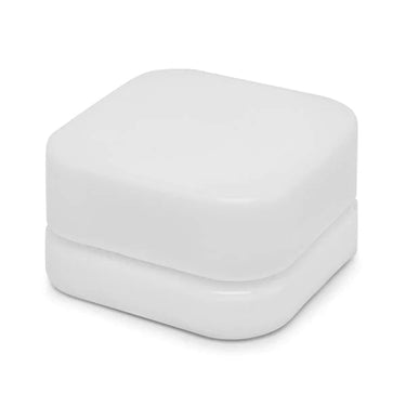 Square Glass Concentrate Containers - 10pcs / Black Base / Black Lid / 5ml (0.5g-1g Extract)